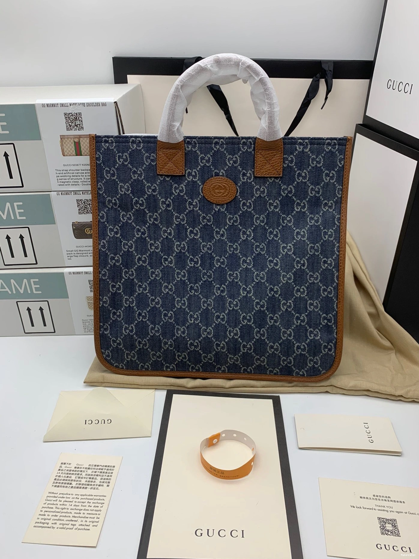 Hyperpeter Gucci tote Children's Multicolor GG bag 0819
